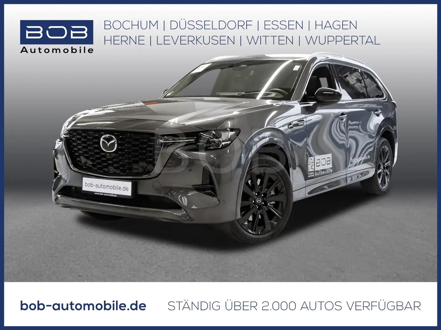 Mazda CX-80 2.5L Plug-In Hybrid 8AT AWD HOMURA PLUS SD Grau - 1