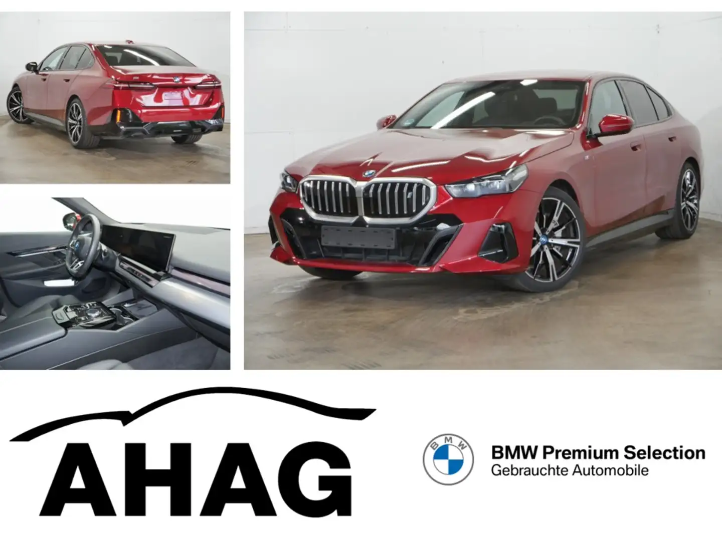 BMW i5 xDrive40 M Sportpaket Klimaaut. AHK Rot - 1
