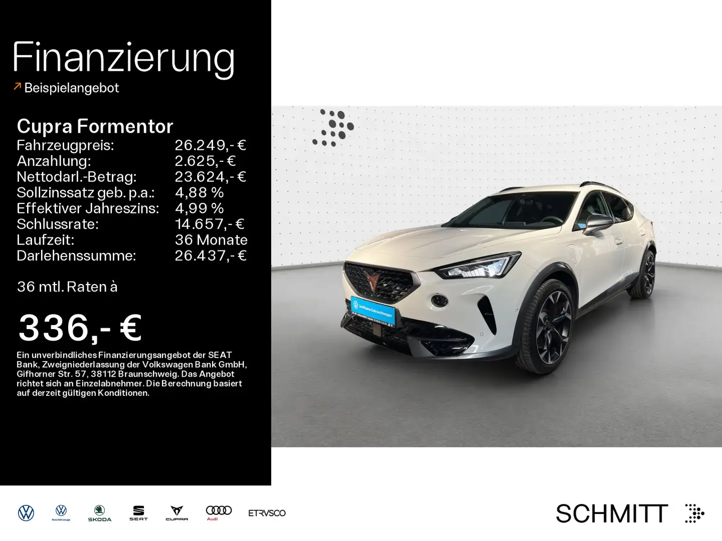 CUPRA Formentor 1.4 e- Hybrid VZ*AKKU 96%*KAMERA*NAVI* Blanco - 1
