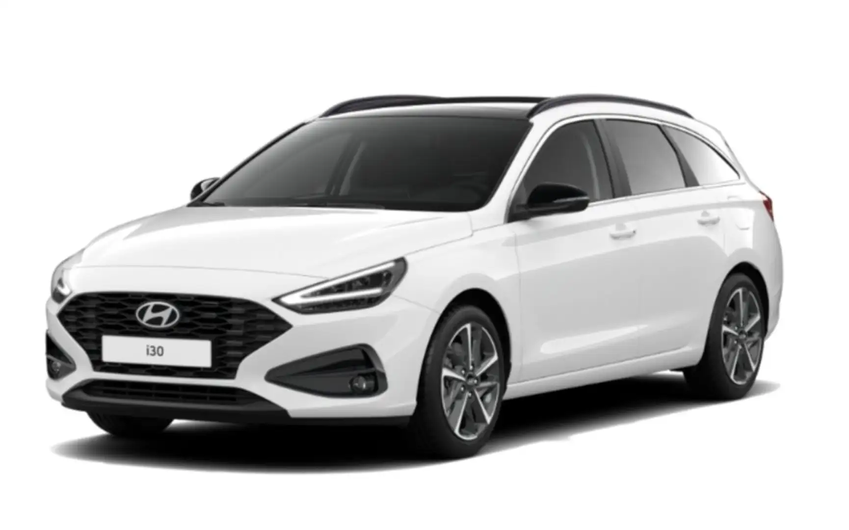Hyundai i30 Kombi - PD GO Plus 1.0 T-GDI inkl. Toter-Winkel-Assistent un Weiß - 2