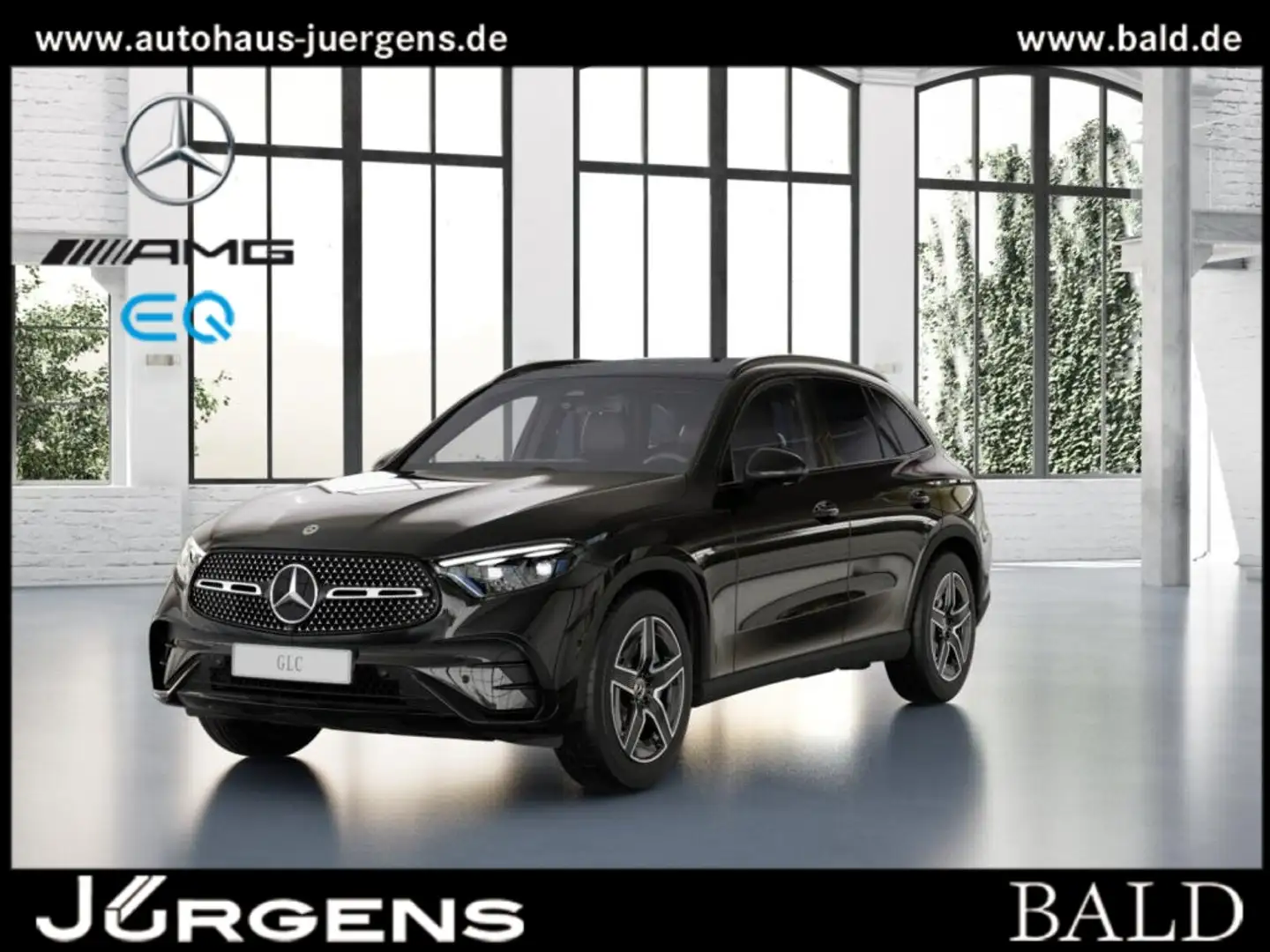 Mercedes-Benz GLC 450 d 4M AMG-Sport/360/Pano/AHK/Night/Memo Zwart - 1