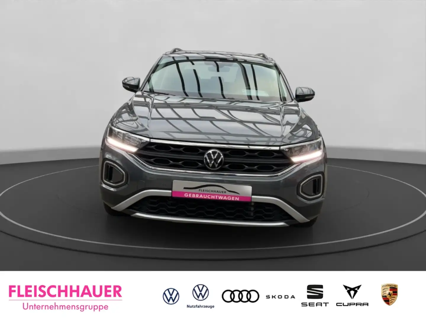 Volkswagen T-Roc 1.5 TSI DSG Digitales Cockpit LED Parklenkass. Spu Grau - 2