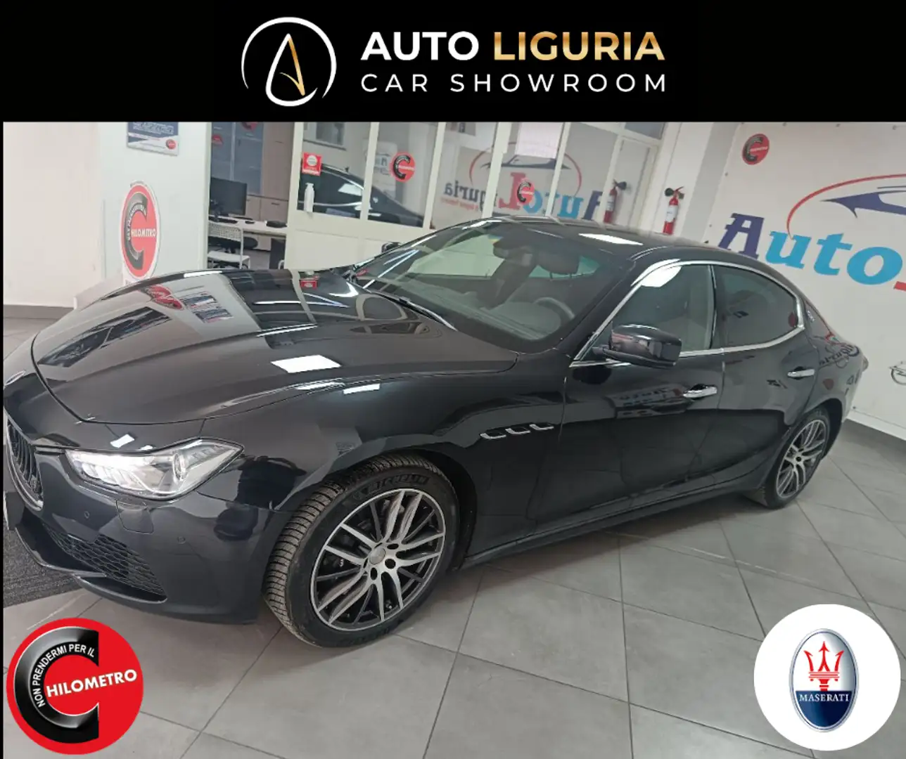 Maserati Ghibli V6 Diesel 275 CV Negro - 1