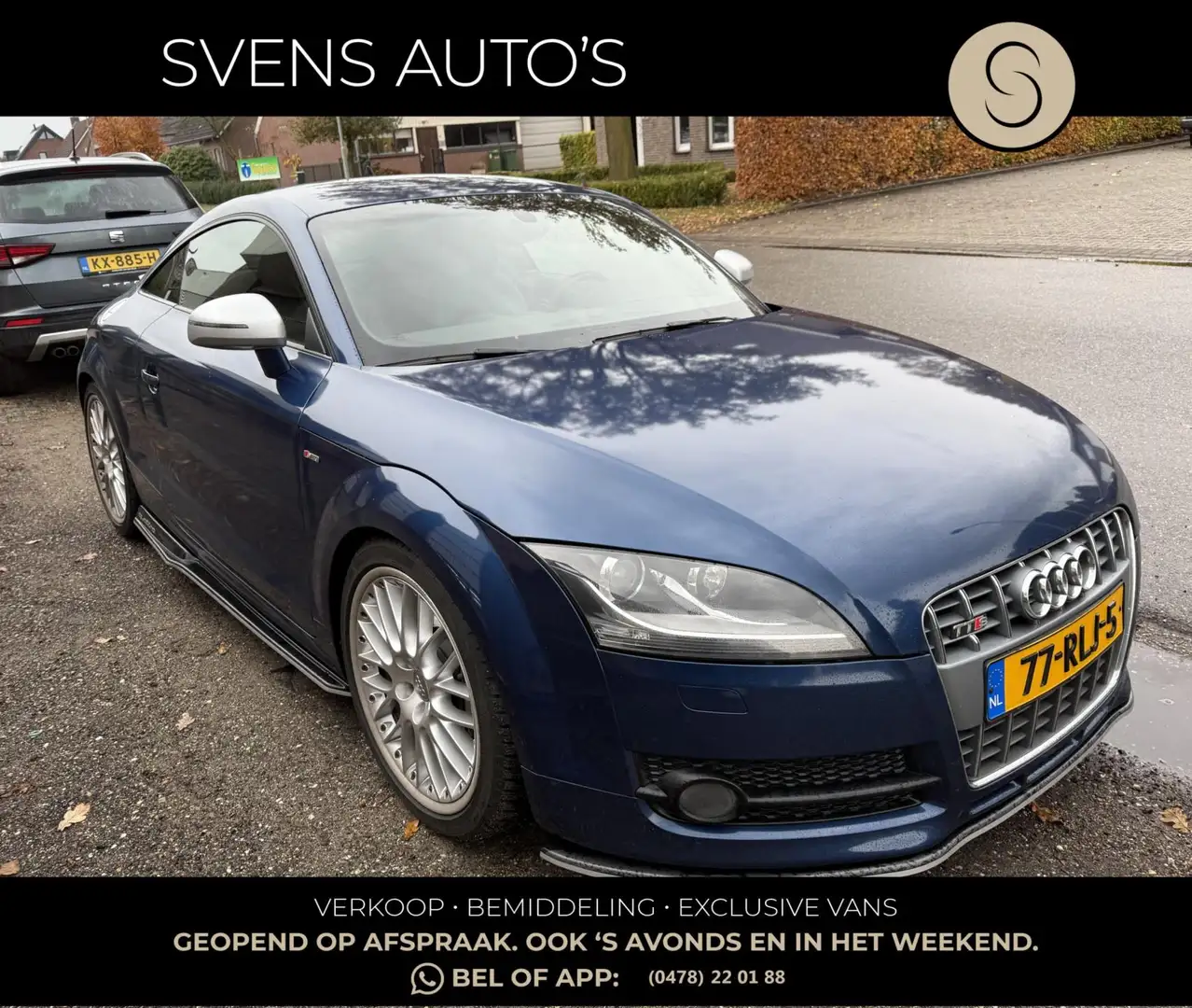 Audi TT 3.2 V6 Quattro S-Line Xenon|Navi|Complete Historie Noir - 1
