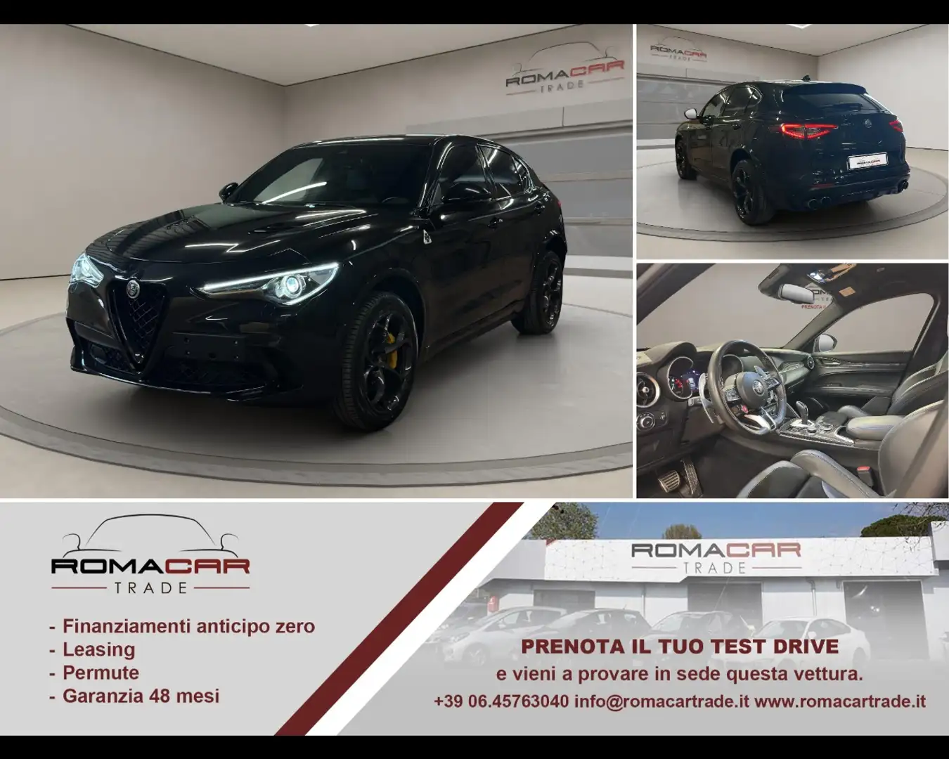 Alfa Romeo Stelvio - Stelvio 2.9 Bi-Turbo V6 510 CV AT8 Quadrifoglio Noir - 1