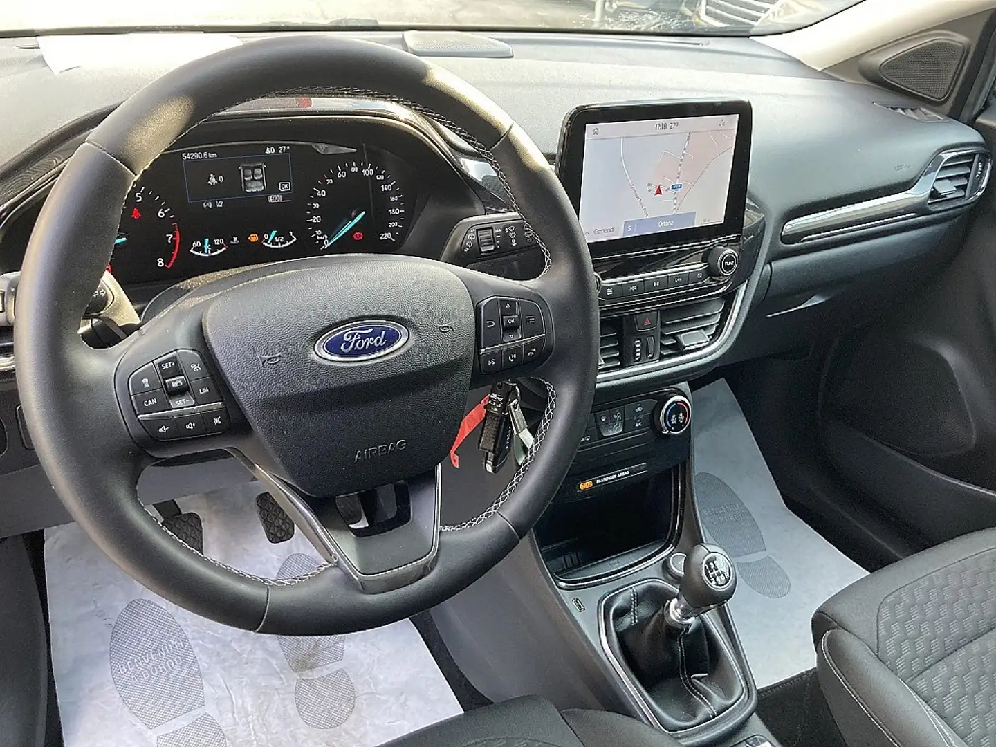 Ford Puma 1.0 ecoboost HYBRID KM-ZERO Zwart - 2