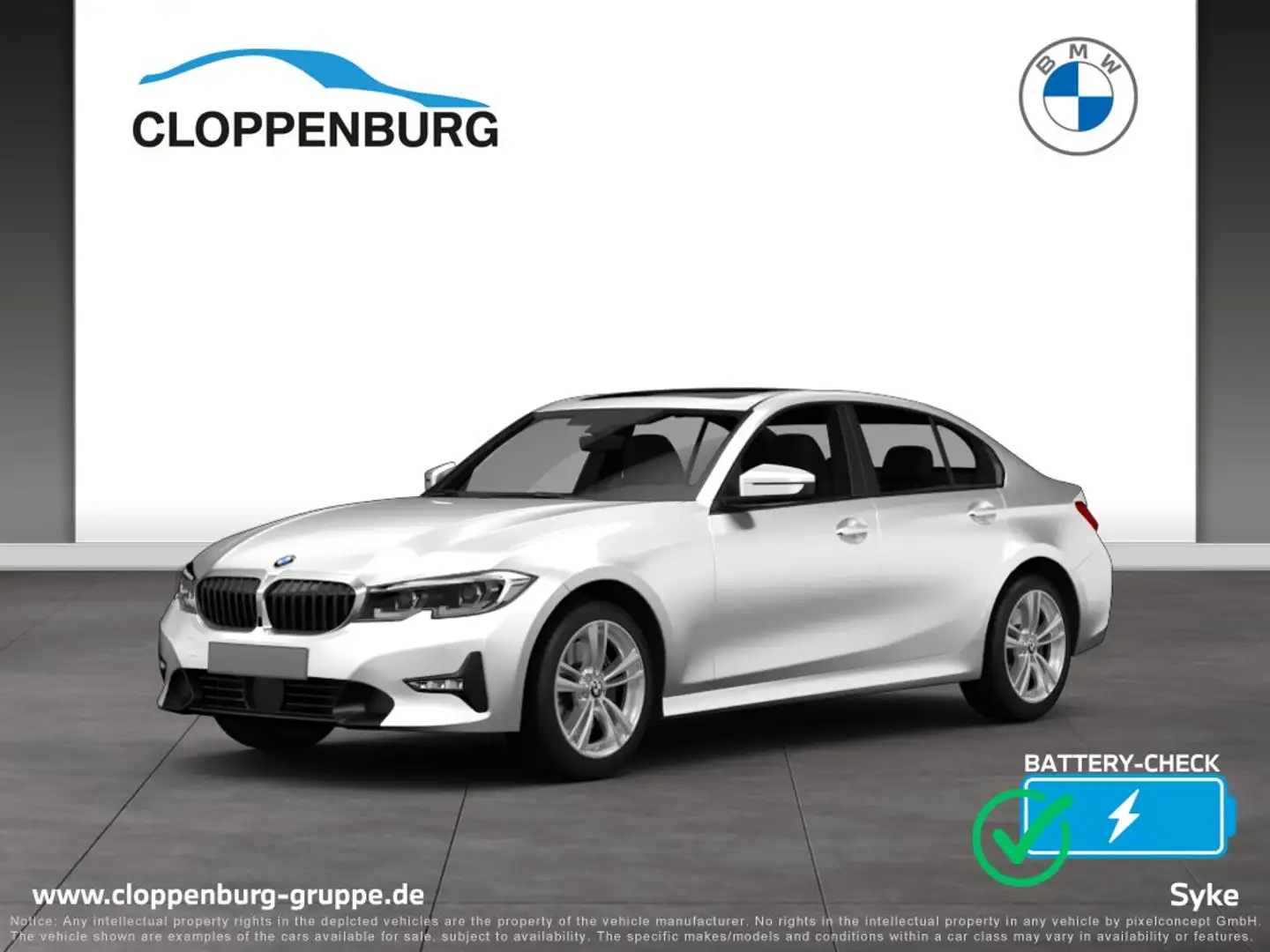 BMW 320 e Limousine Sport Line+HIFI+LED+Kamera+Car Play+Al Wit - 1