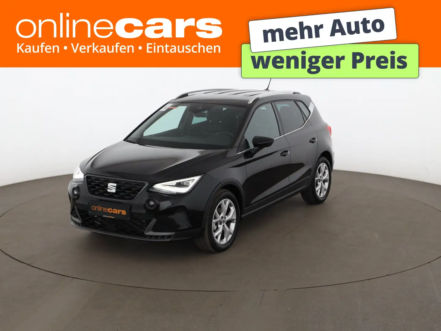SEAT Arona 1.0 TSI FR Aut LED ASSIST TEMPOMAT PDC Schwarz - 1