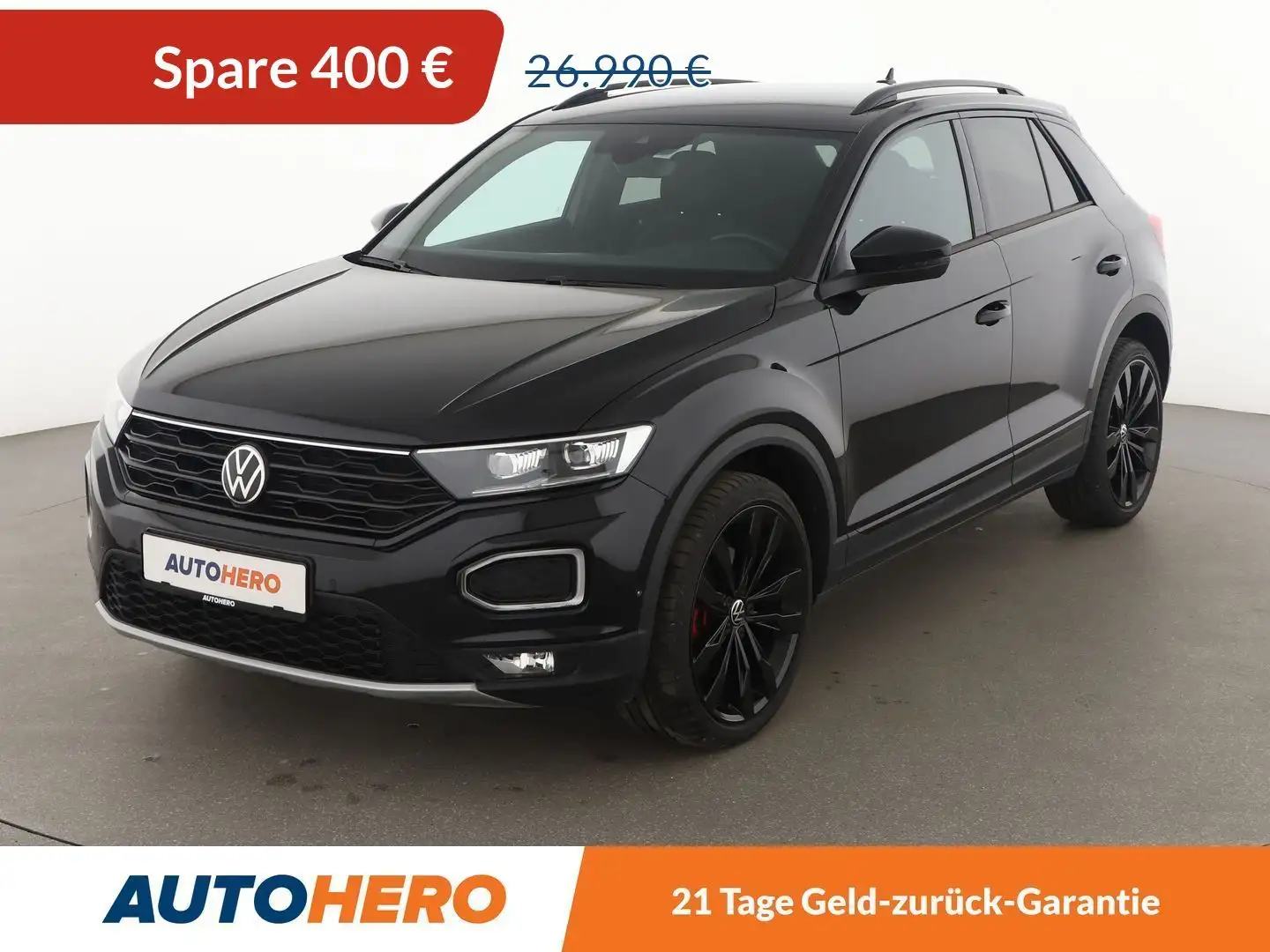 Volkswagen T-Roc 1.5 TSI ACT Sport*NAVI*LED*ACC*SPUR*CAM*PDC*SHZ* Schwarz - 1