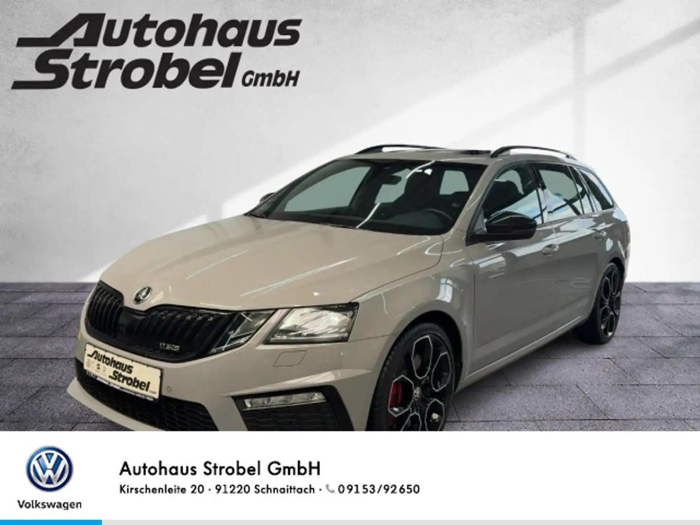 Skoda Octavia RS 2.0 TFSI DSG AHK ACC Navi LED Pano Ka Grau - 1