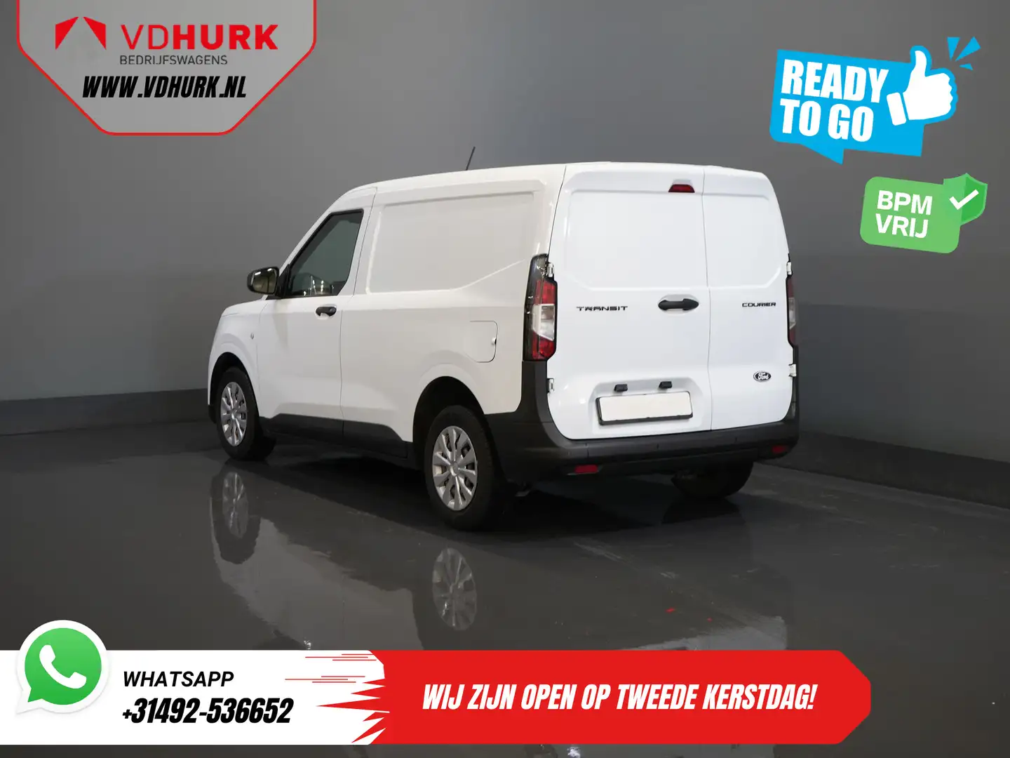Ford Transit Courier 1.0 Trend 100 pk BENZINE BPM VRIJ! Garantie 05-202 Blanc - 2