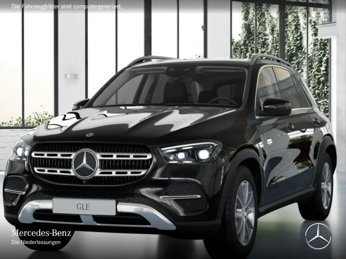 Mercedes-Benz GLE 300 d 4M PANO+AHK+MULTIBEAM+KAMERA+19"+SPUR+9G Schwarz - 2