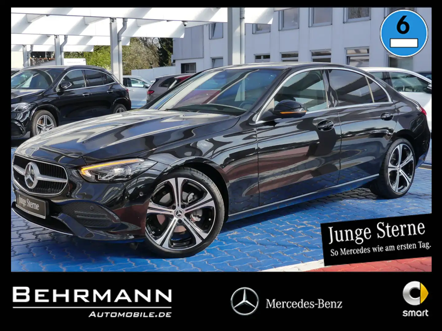 Mercedes-Benz C 180 C 180 Avantgarde +R-Kamera+Ambiente+MBUX+LED+SHZ Schwarz - 1