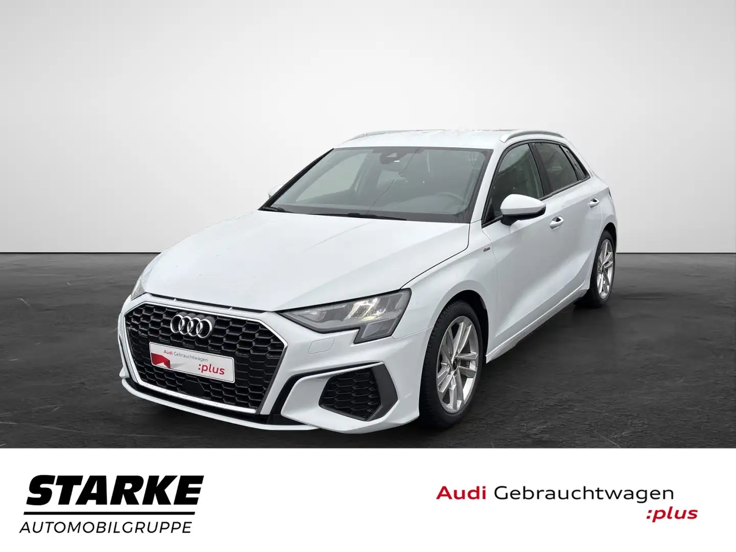 Audi A3 Sportback 35 TDI S tronic S line Weiß - 2