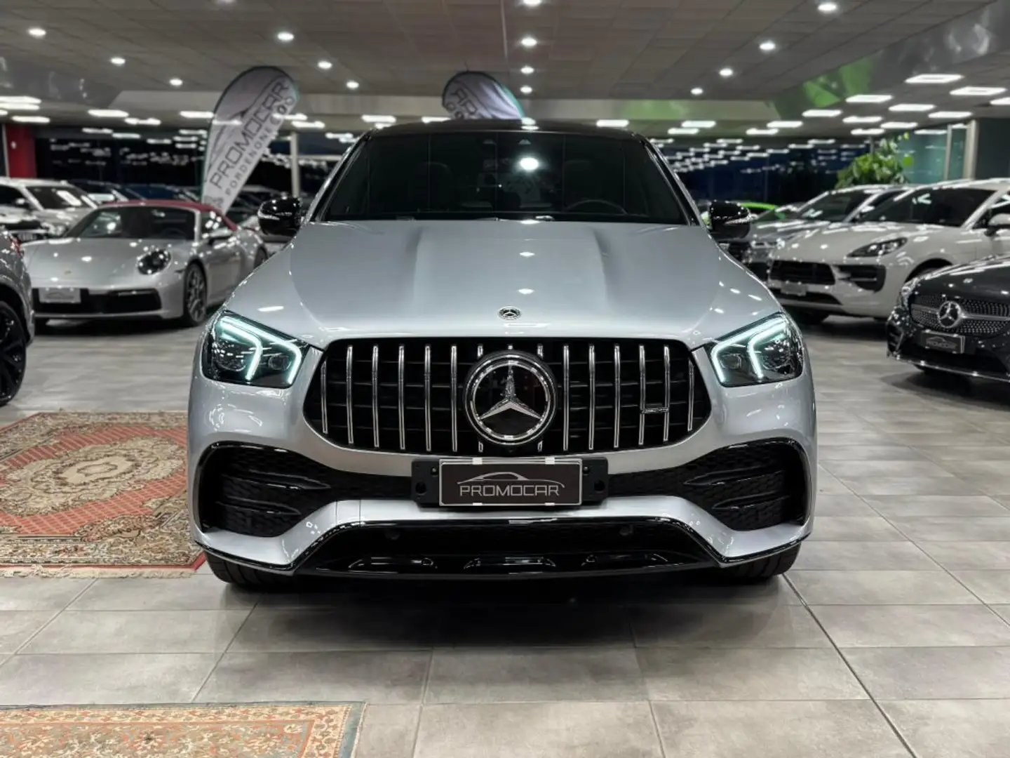 Mercedes-Benz GLE 53 AMG 4Matic+ Mild Hybrid Coupé ULTIMATE *TETTO*RADAR* Argento - 2