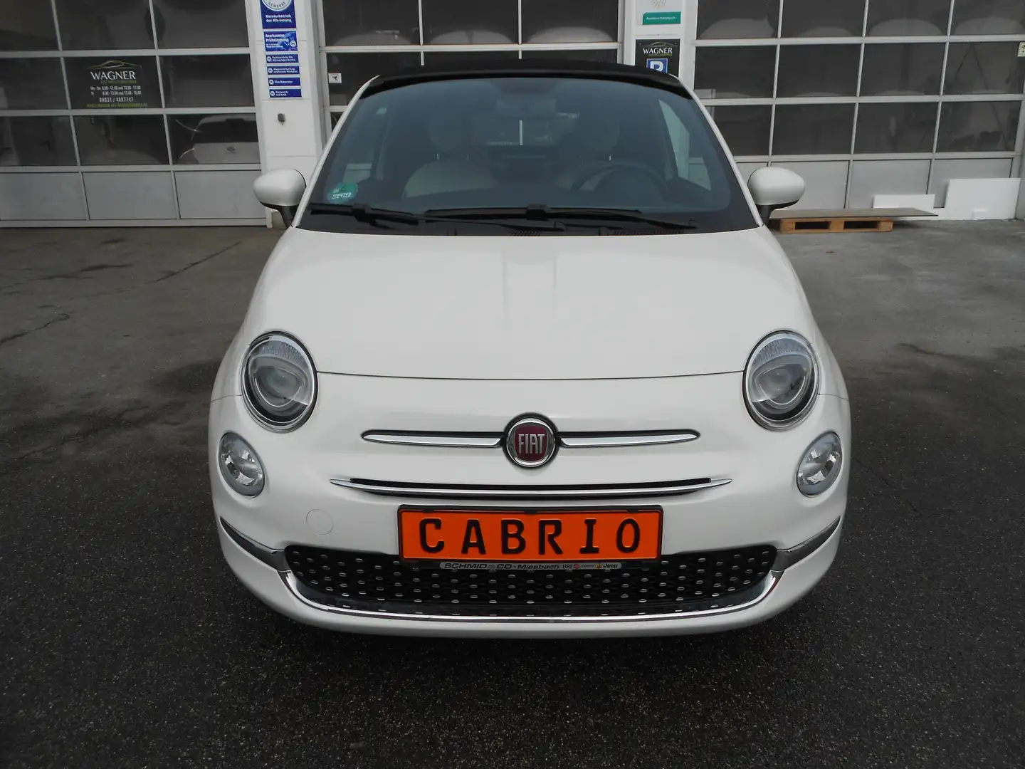 Fiat 500C Dolcevita Klima Tempom. Teilleder ORIGINAL14609km Weiß - 2