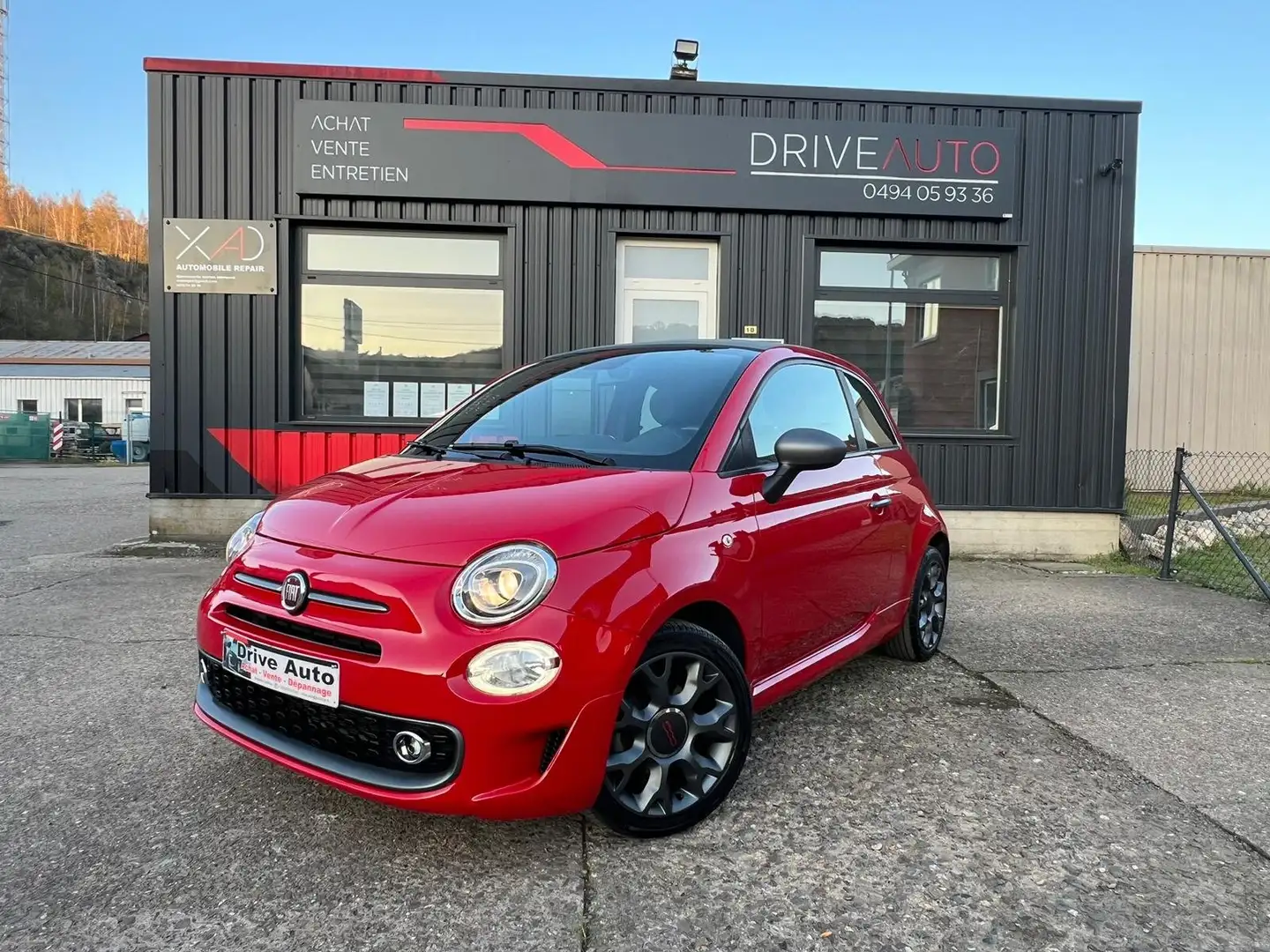 Fiat 500C Sport / Gps / Carplay / Capteurs / Virtual Cockpit Rouge - 1