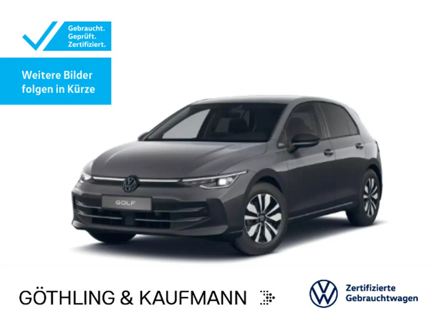 Volkswagen Golf VIII 1.5 TSI GOAL*LED*AHK*NAVI*KLIMA*PDC*SH Grau - 1
