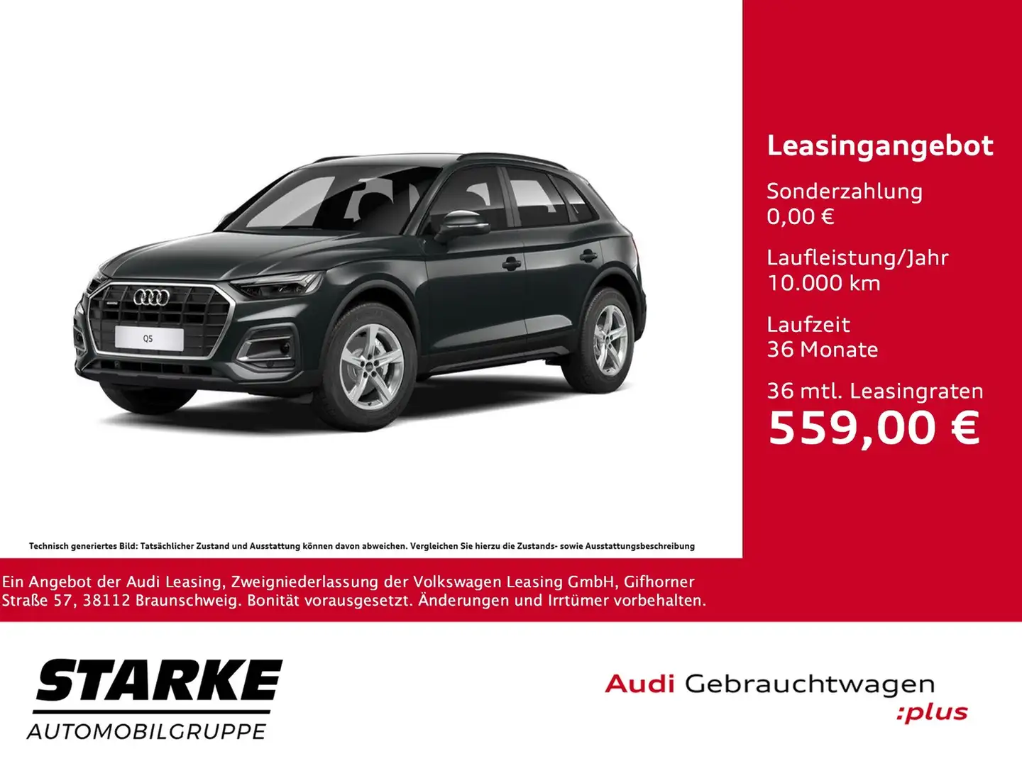 Audi Q5 40 TDI S tronic quattro Grau - 1