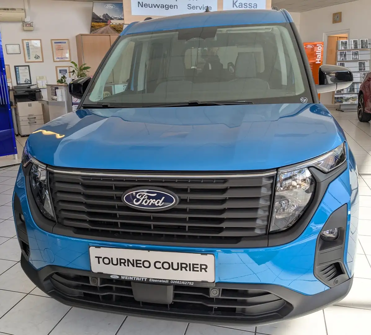 Ford Tourneo Courier 1,0 EcoBoost Titanium LEASINGAKTION!!! Blau - 2