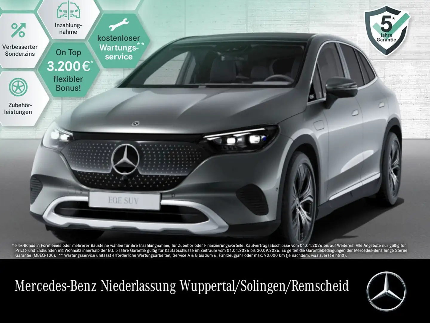 Mercedes-Benz EQE 350 4M AVANTG+PANO+360+BURMESTER+KEYLESS Gris - 1