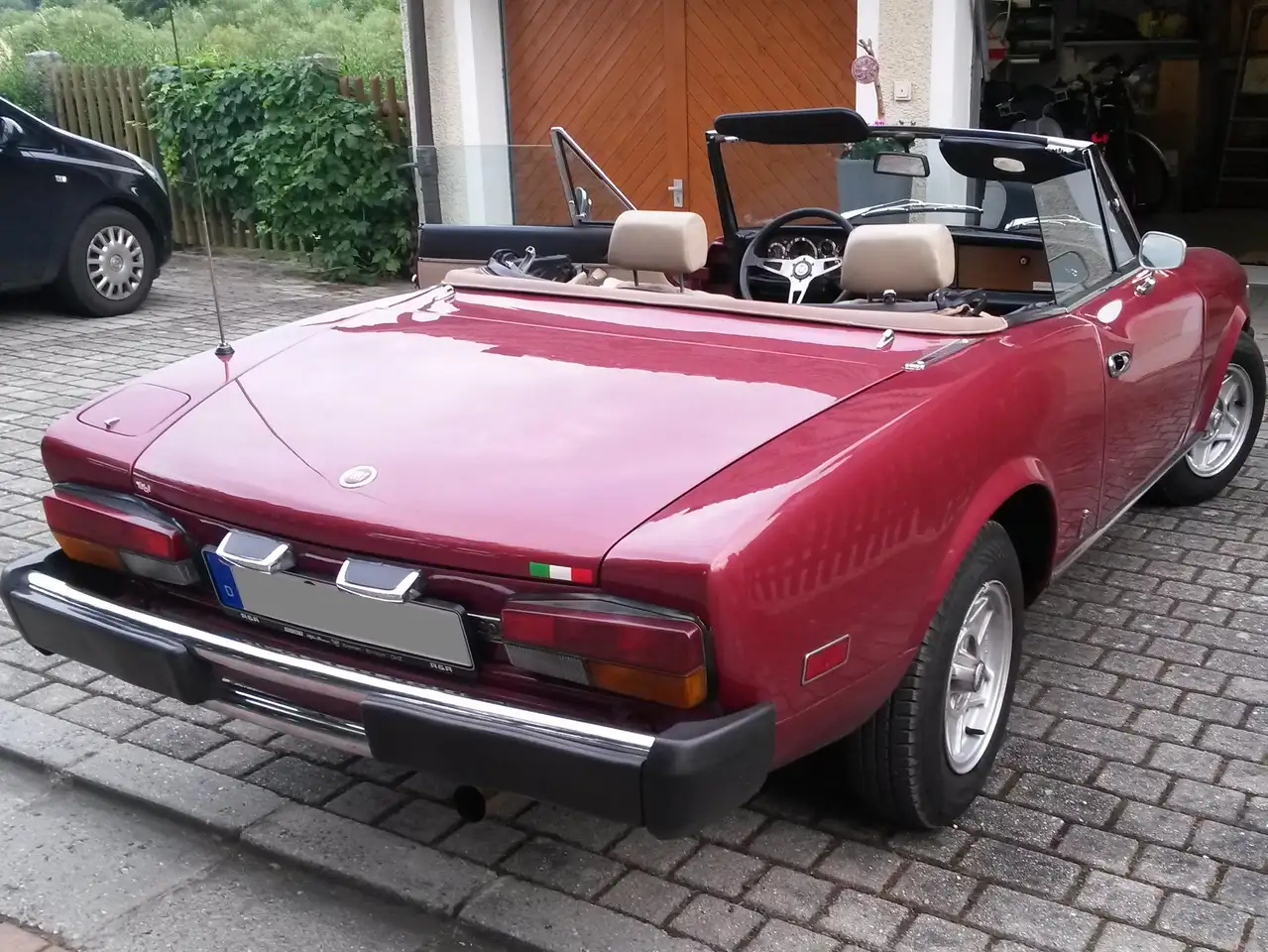 Fiat 124 Spider Cabrio Pininfarina, OLDTIMER, H-Kennzeichen, foto 4