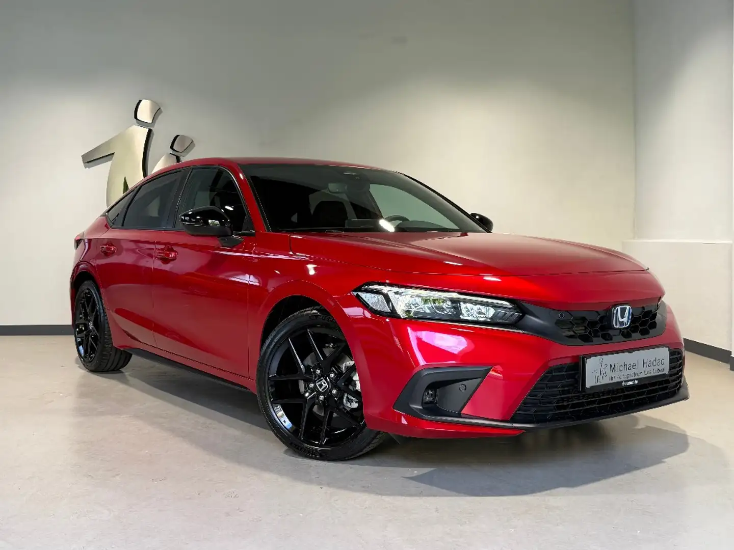 Honda Civic E:HEV 2.0 Hybrid Sport NAVI LED TOP Rouge - 1