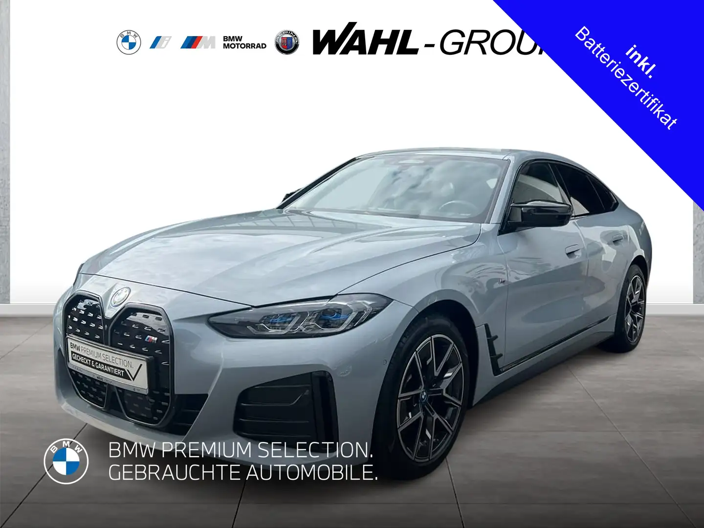 BMW i4 M50 Gran Coupé 98% Akku M Sport HeadUp Laser Harma Gris - 1