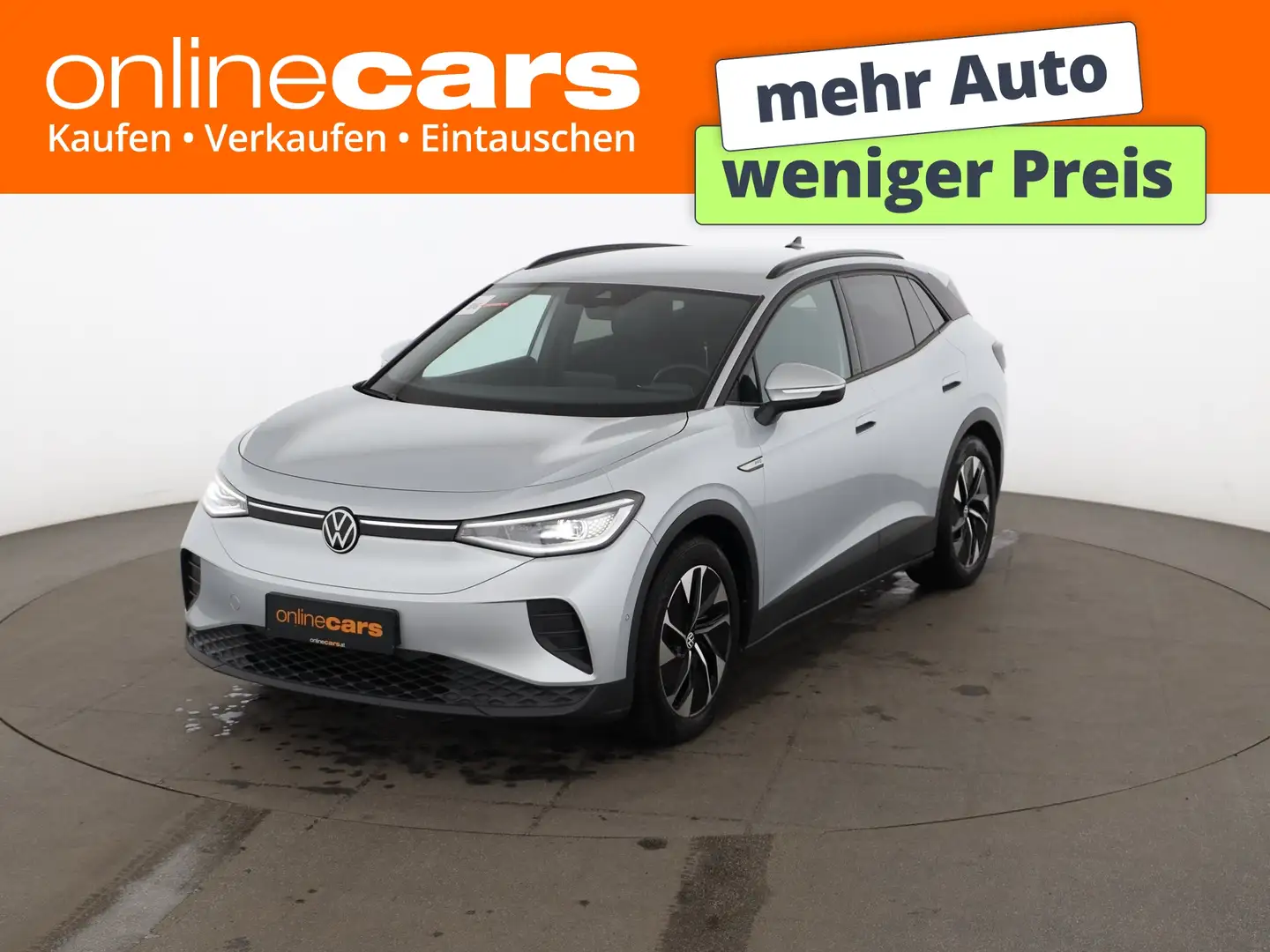 Volkswagen ID.4 Pro Performance 77kWh Aut MATRIX AHK RADAR Silber - 1