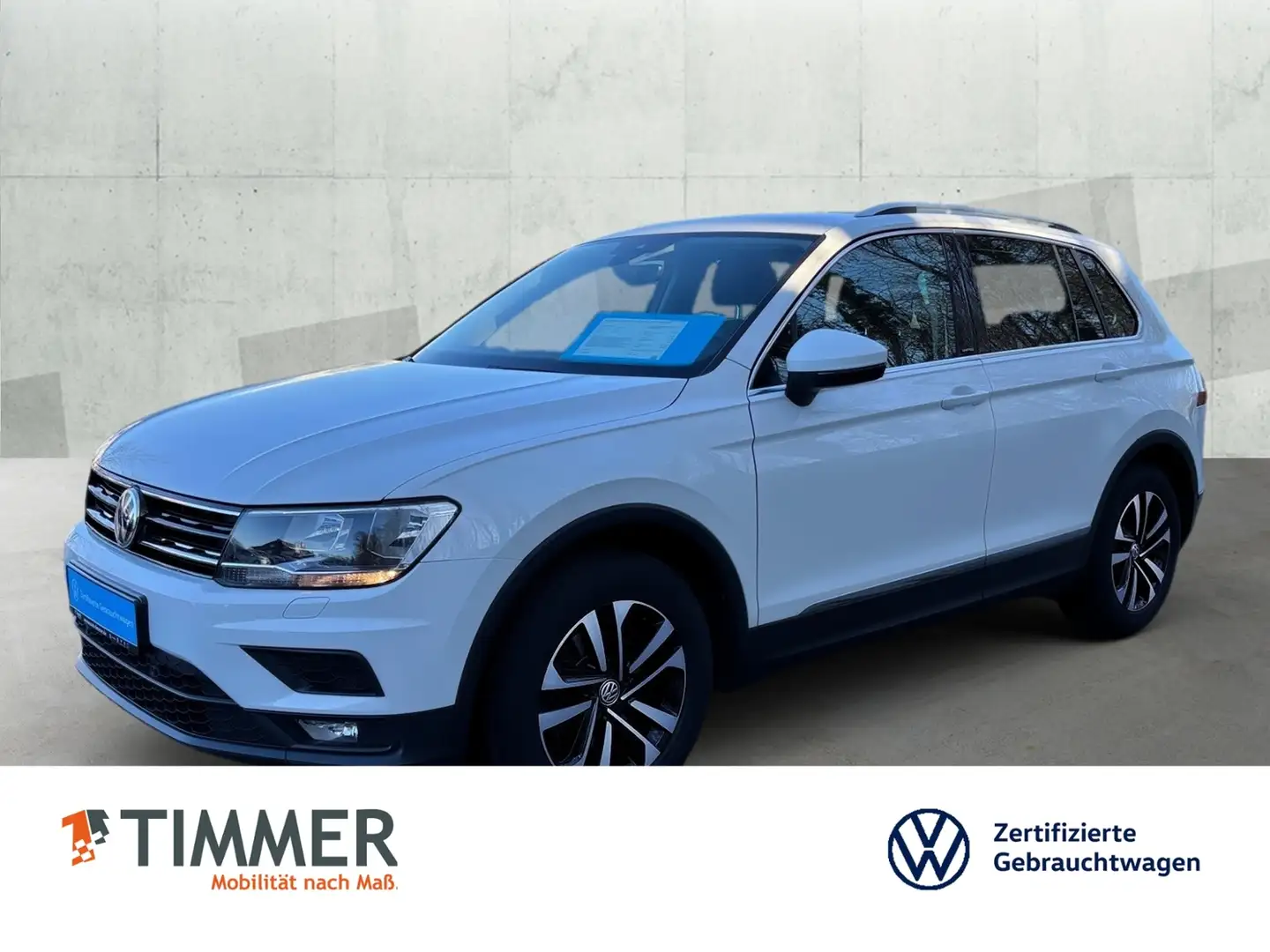 Volkswagen Tiguan 2.0 TDI COMFORT *AHK *APP *NAVI *ALU *SHZ *CLIMA Blanc - 1