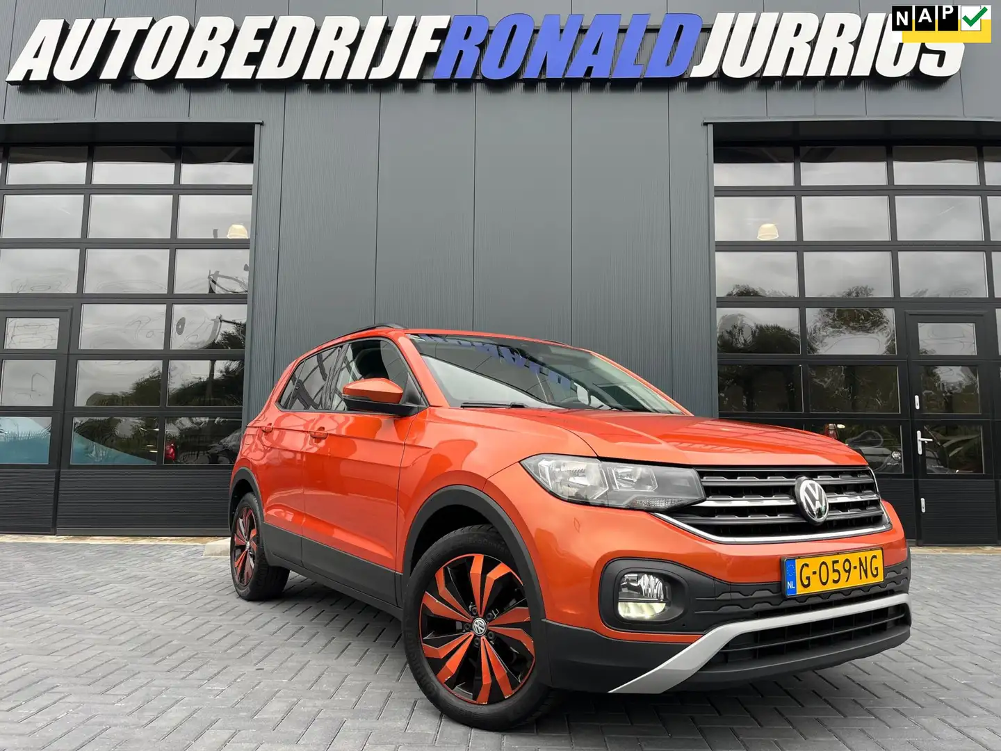 Volkswagen T-Cross 1.0 TSI Life NL.Auto/UNIEK/116PK/Carplay/Adaptive- Naranja - 1