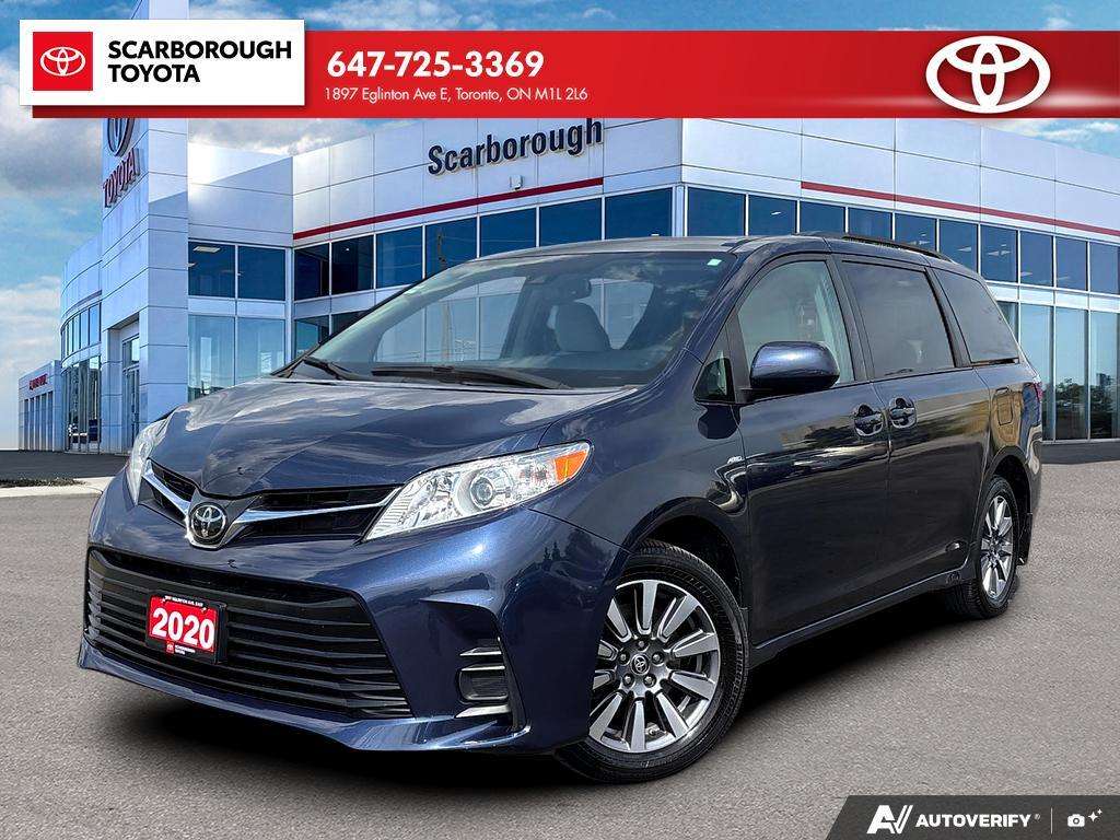 Blue 2020 Toyota Sienna Minivan All-Wheel Drive 8-Speed Automatic