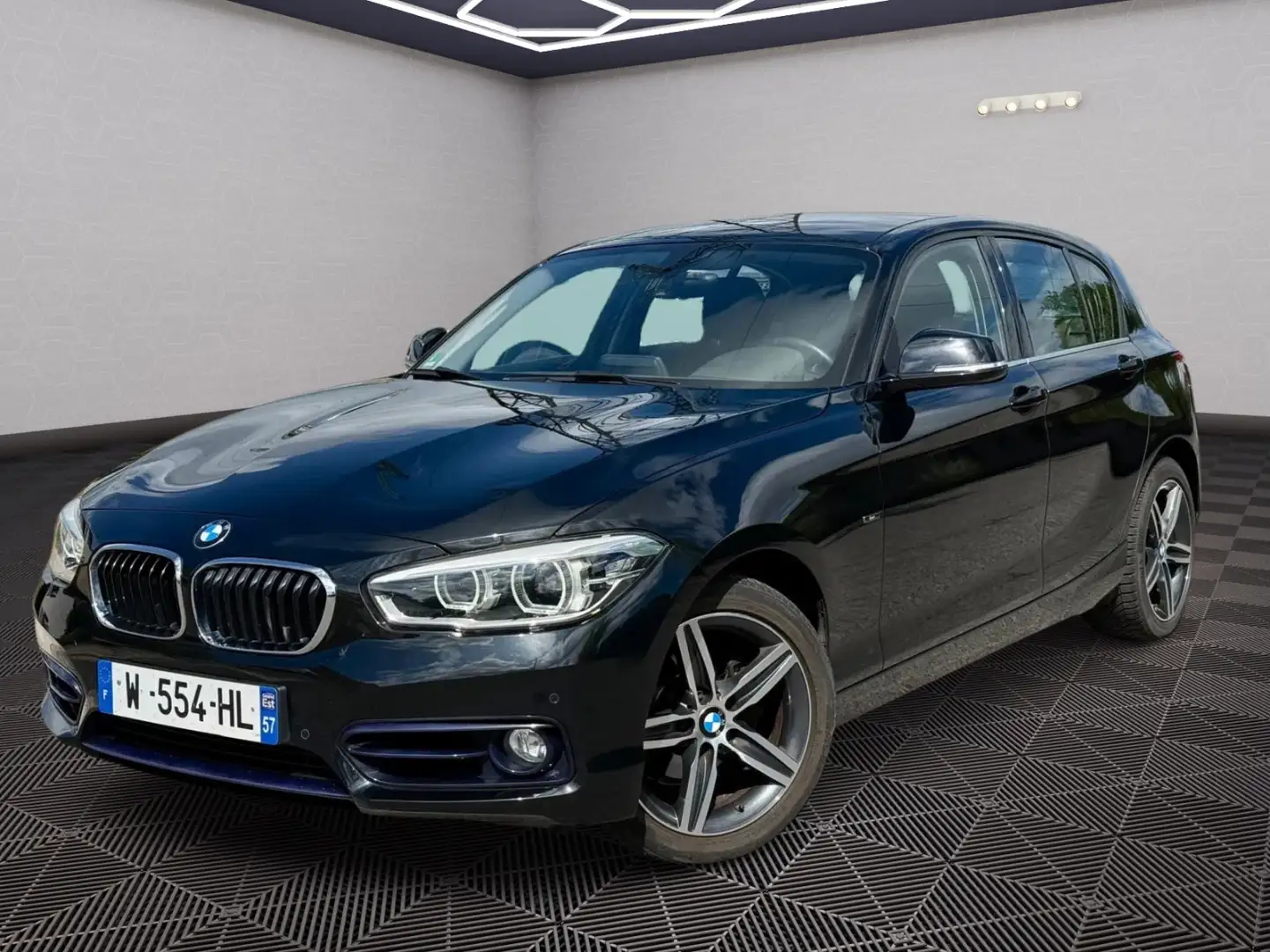 BMW 118 118 d Sport Line Noir - 1