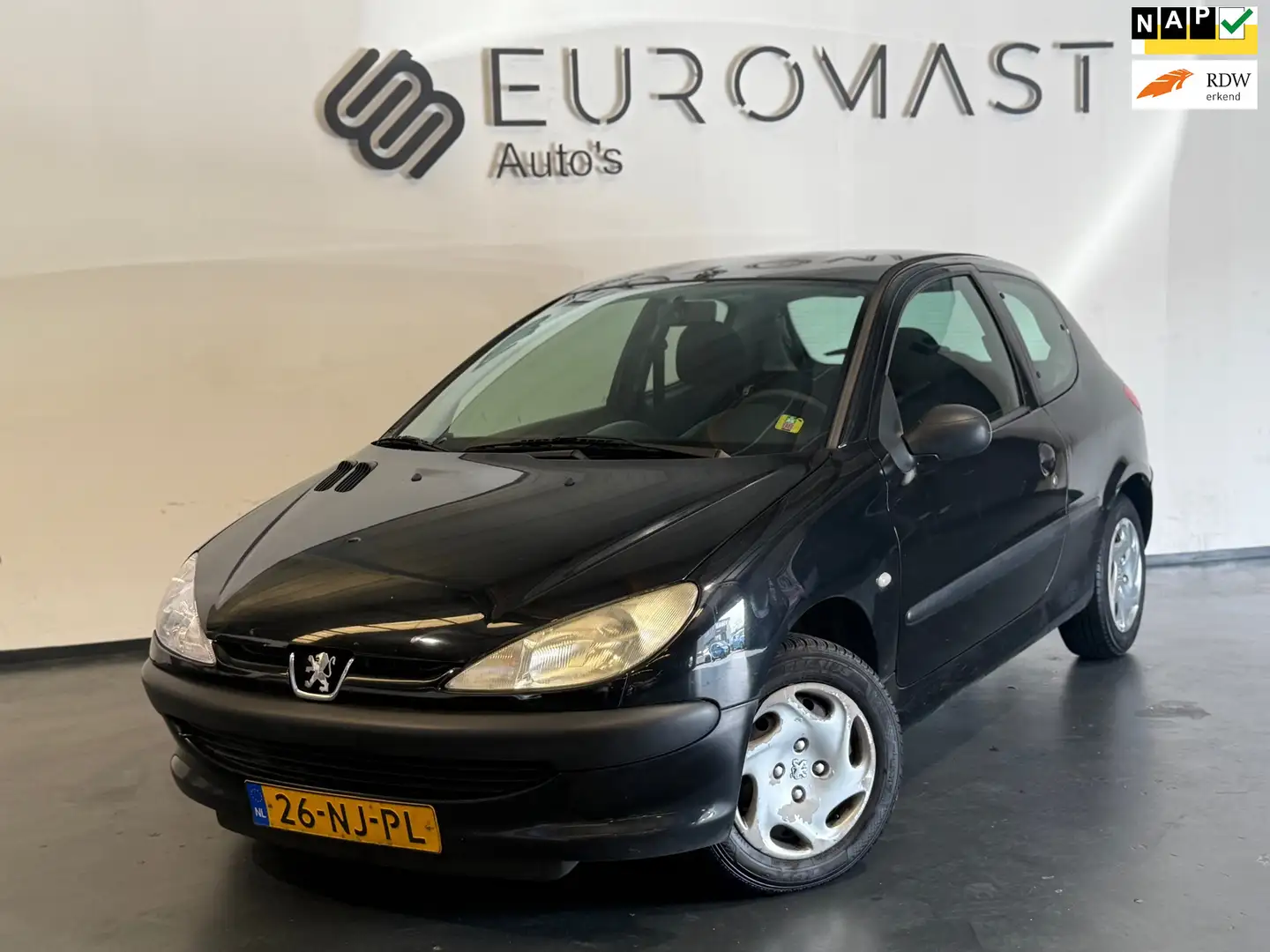 Peugeot 206 1.4 XR Apk tot 04-02-2026 Czarny - 1
