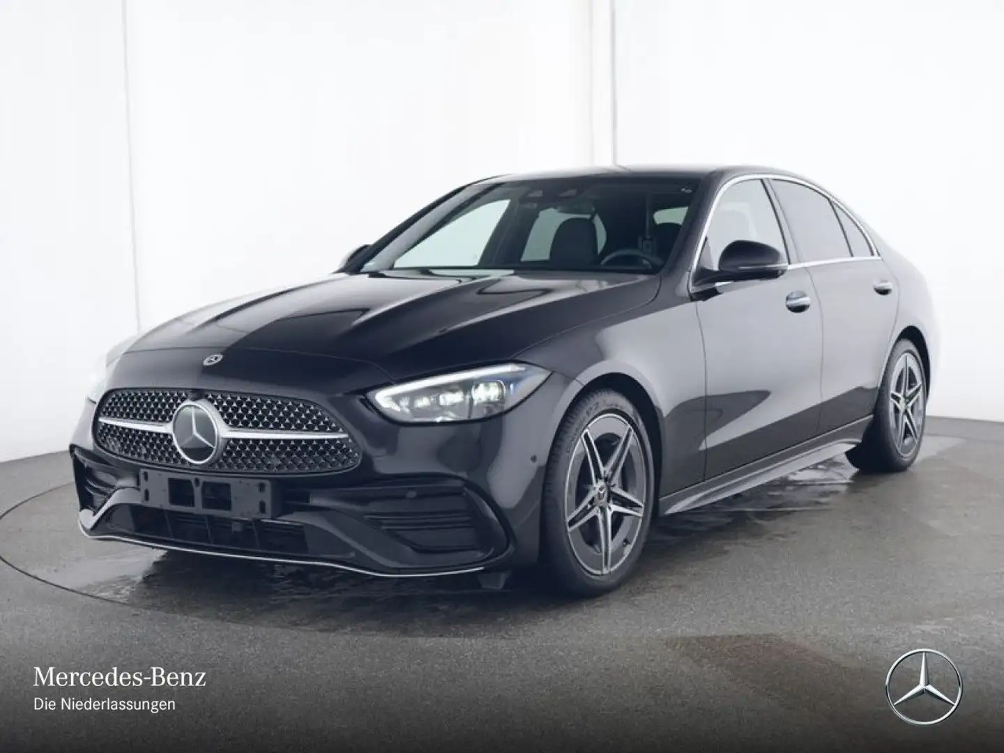 Mercedes-Benz C 300 AMG+360+KEYLESS+9G Noir - 2