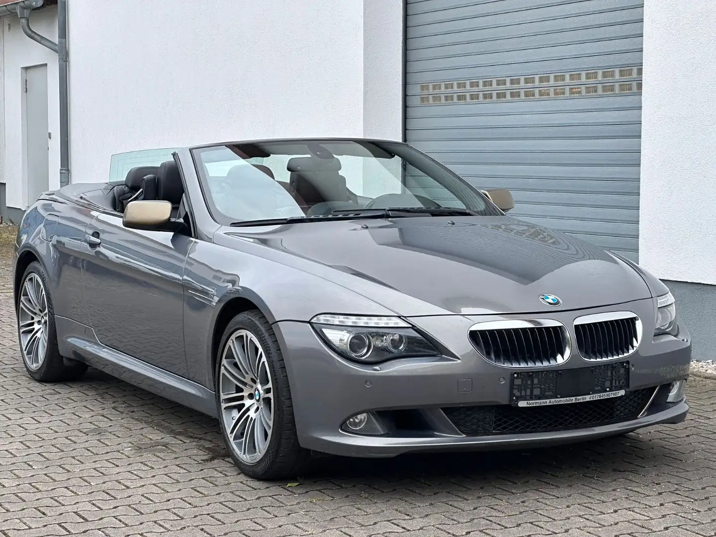 BMW 635 D Cabrio*Scheckhheftgepflegt*TÜV neu* Gri - 1