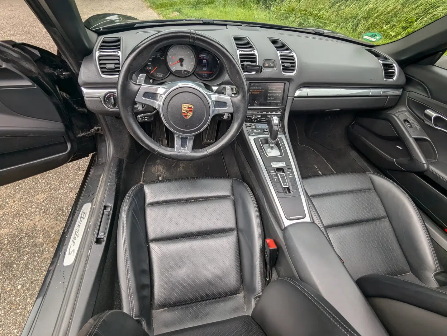 Porsche Boxster 981 Boxster S, zwart/zwart PDK Zwart - 2