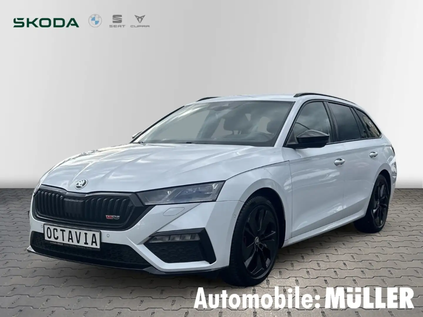 Skoda Octavia Combi RS 2,0 TDI 147 kW 7-Gang-DSG*Navi*Fahrassist Weiß - 1