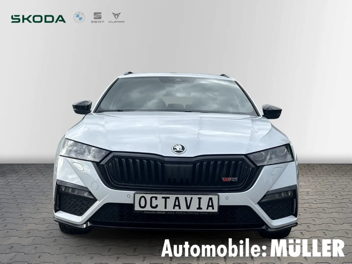 Skoda Octavia Combi RS 2,0 TDI 147 kW 7-Gang-DSG*Navi*Fahrassist Weiß - 2