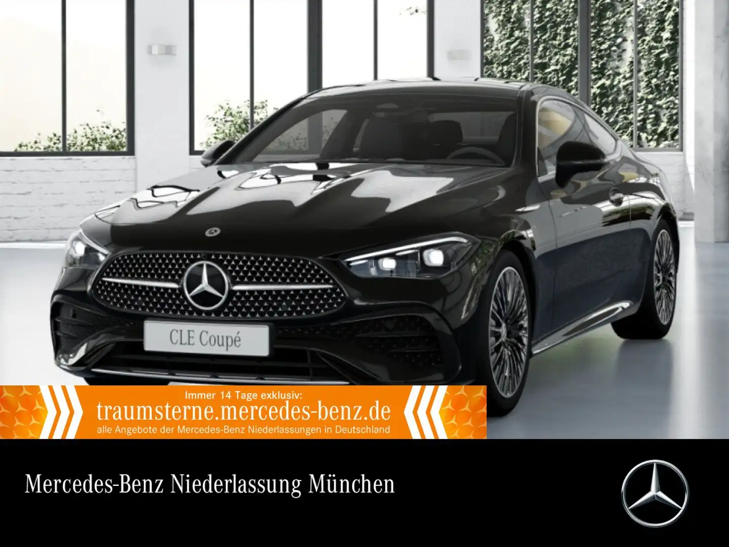 Mercedes-Benz CLE 300 4M AMG+PANO+360+TOTW+KEYLESS+9G Schwarz - 1