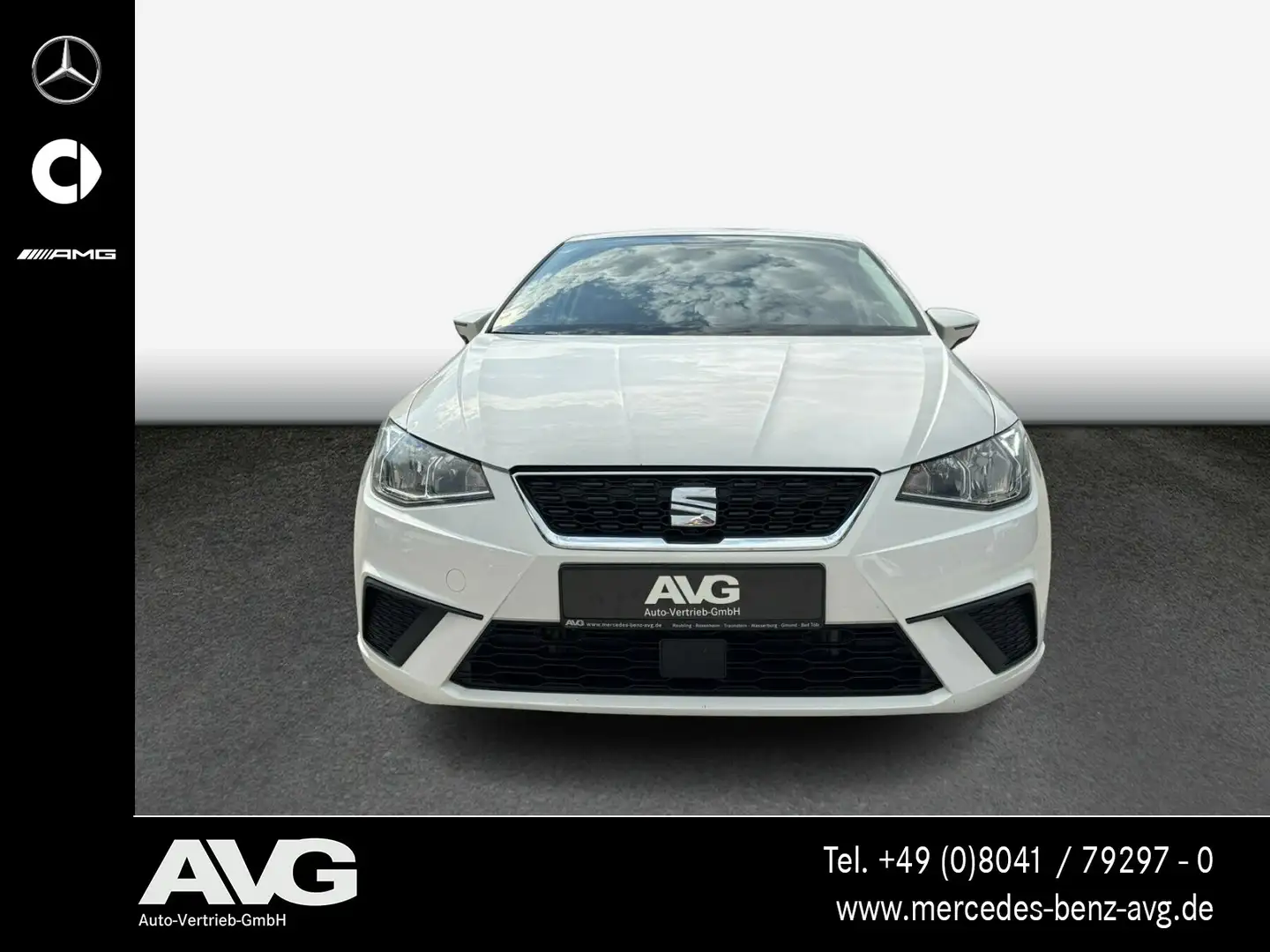 SEAT Ibiza Ibiza 1.0 Style 8-fach bereift Klima/MF-Lenkrad/BC Blanco - 2