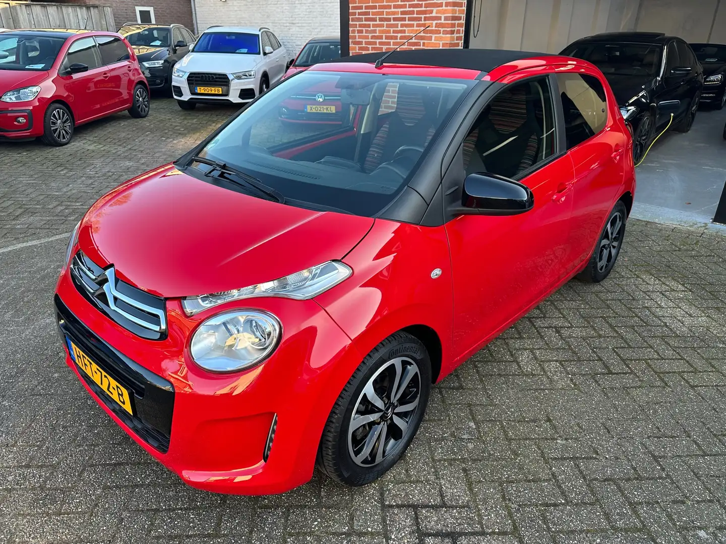 Citroen C1 1.0 VTi Airscape Urban Ride CABRIO- OPENDAK-NAVI-C Red - 2