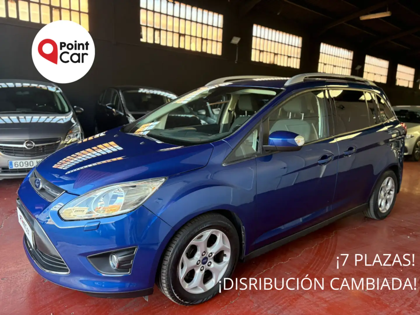 Ford Grand C-Max 1.0 Ecoboost Auto-S&S Trend 125 Bleu - 1