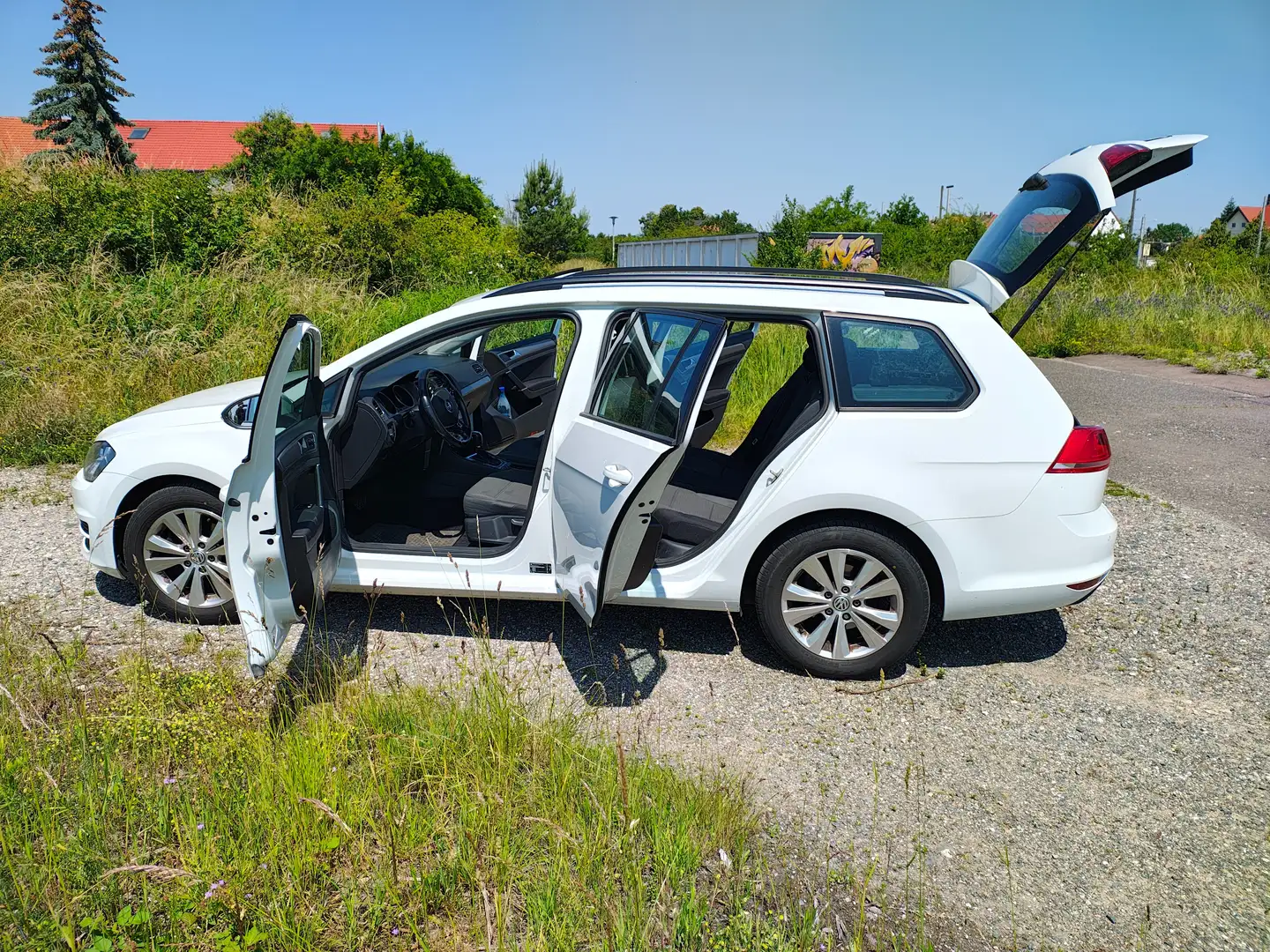 Volkswagen Golf Variant Golf Variant 1.4 TGI BlueMotion DSG Allstar Weiß - 1
