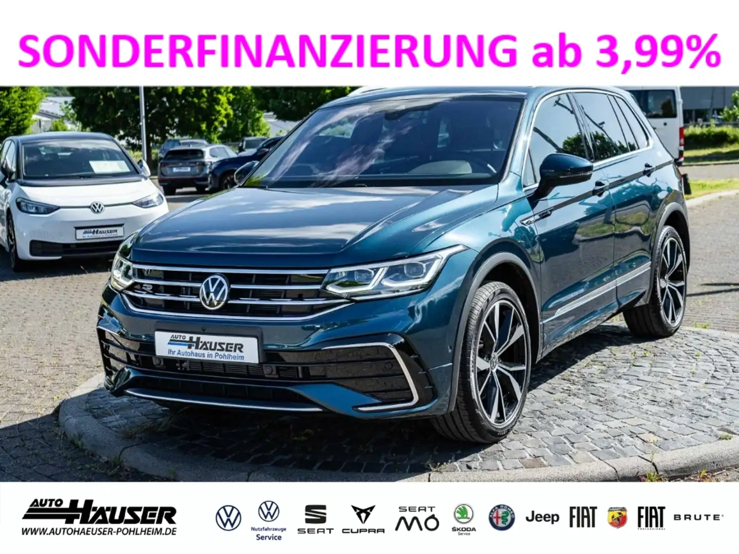 Volkswagen Tiguan R-Line 2.0 TSI DSG 4Motion AHK STANDHZG DCC EL. HE Blau - 1