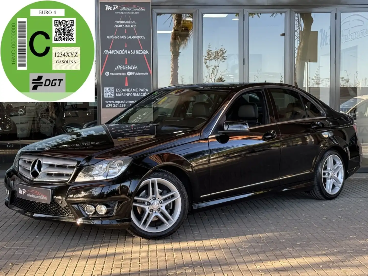 Mercedes-Benz C 180 BE 7G Plus Noir - 1