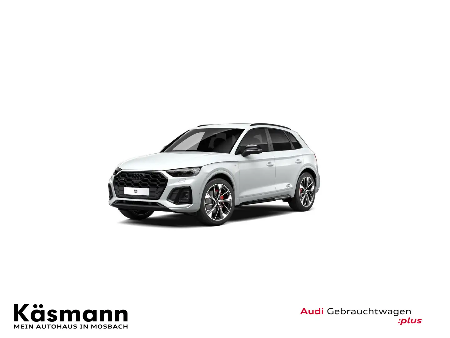 Audi Q5 edition one 40TDI qu S line AHK MATRIX B&O Weiß - 2