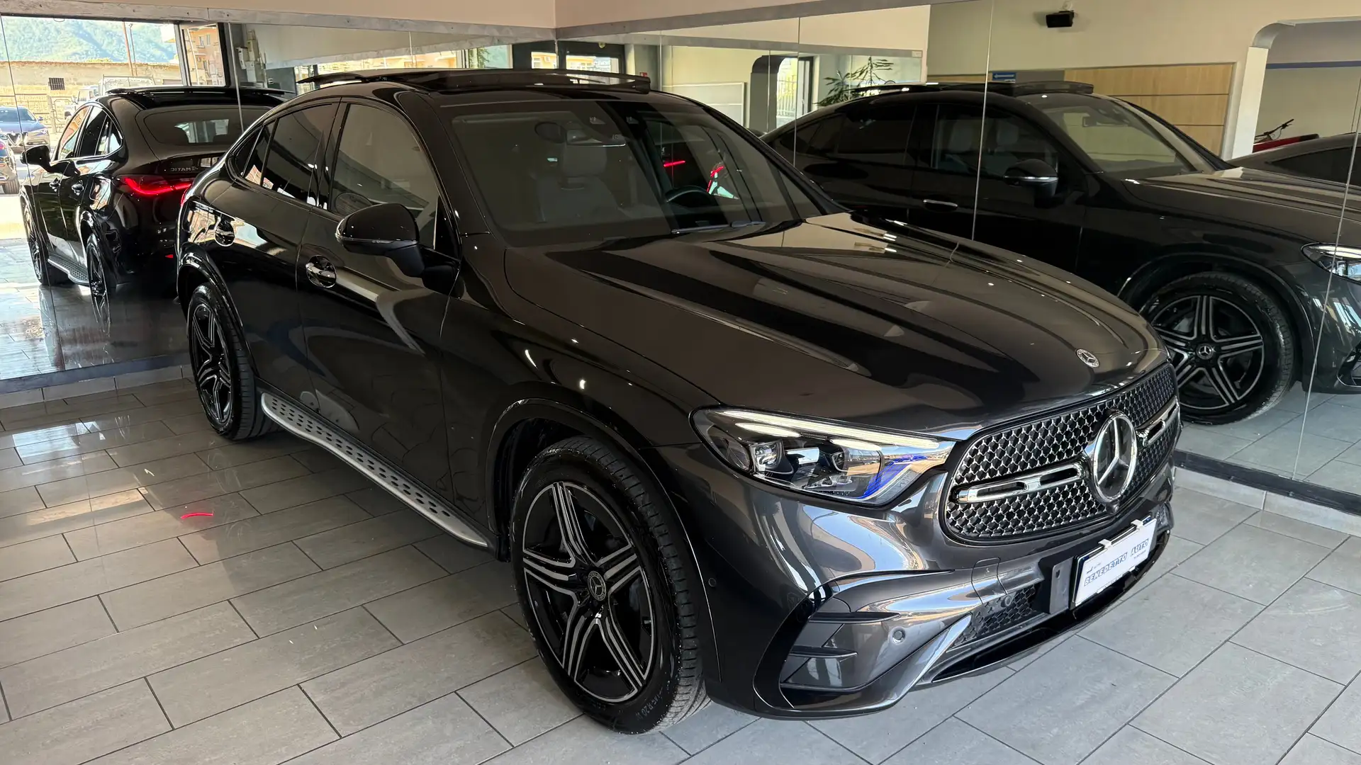 Mercedes-Benz GLC 220 Coupe 220 d AMG Line Premium tetto Gris - 2