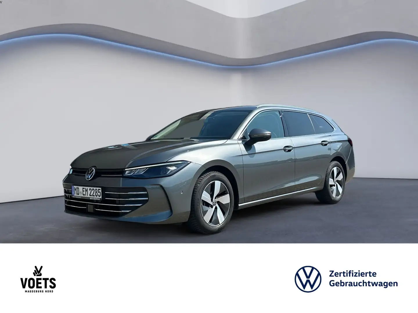 Volkswagen Passat Variant 2.0TDI BUSINESS DSG LED+Navi Grijs - 1