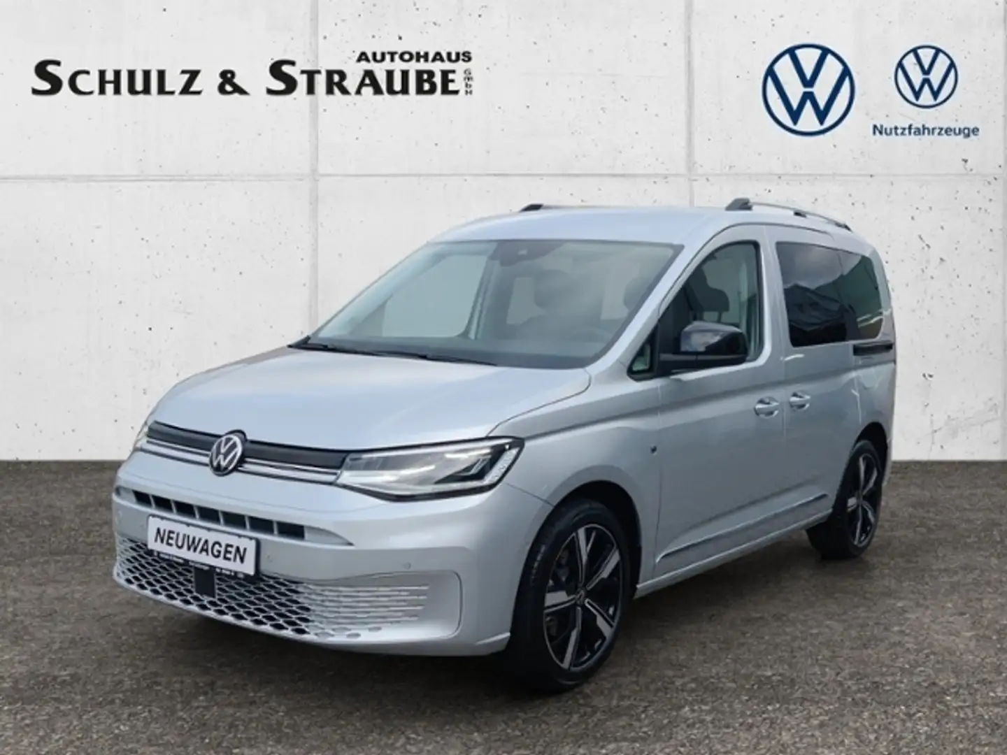Volkswagen Caddy Style 5-Sitzer  LED NAVI AHK Rückfahrkamera Silber - 1